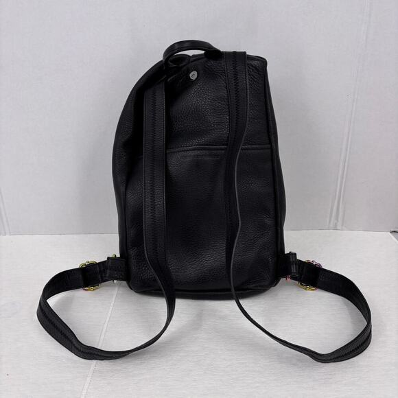 Aimee Kestenberg Tamitha Backpack‎ Black Pebbled Leather Handbag Purse